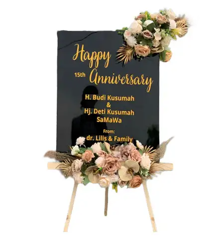 Papan Bunga Akrilik Lakarsantri